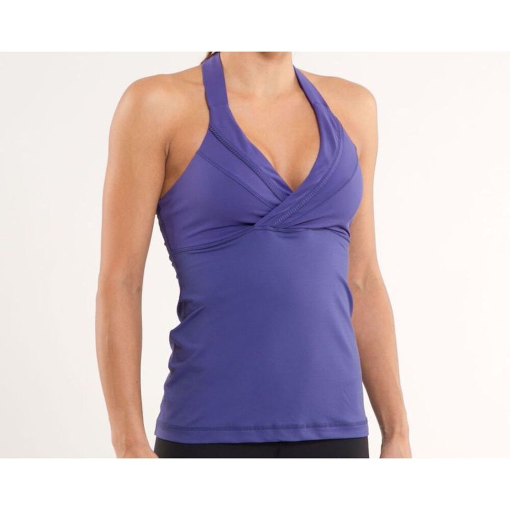Lululemon Deep Breath Crossover Front Racerback Tank *luxtreme Size 4